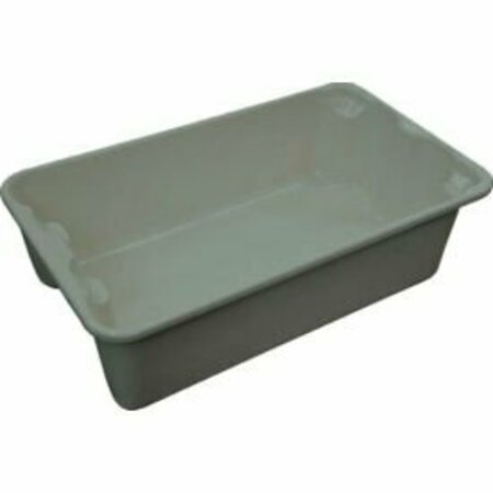 MFG TRAY Molded Fiberglass Toteline Nest and Stack Tote 780208 - 17-7/8" x10"-5/8" x 5" Gray 7802085172